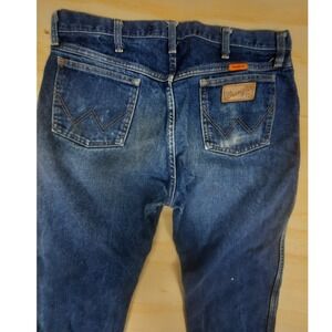 Wrangler FR Flame Resistant Jeans Mens 34x32 13Original HRC2 NFPA 2112 Dark Wash
